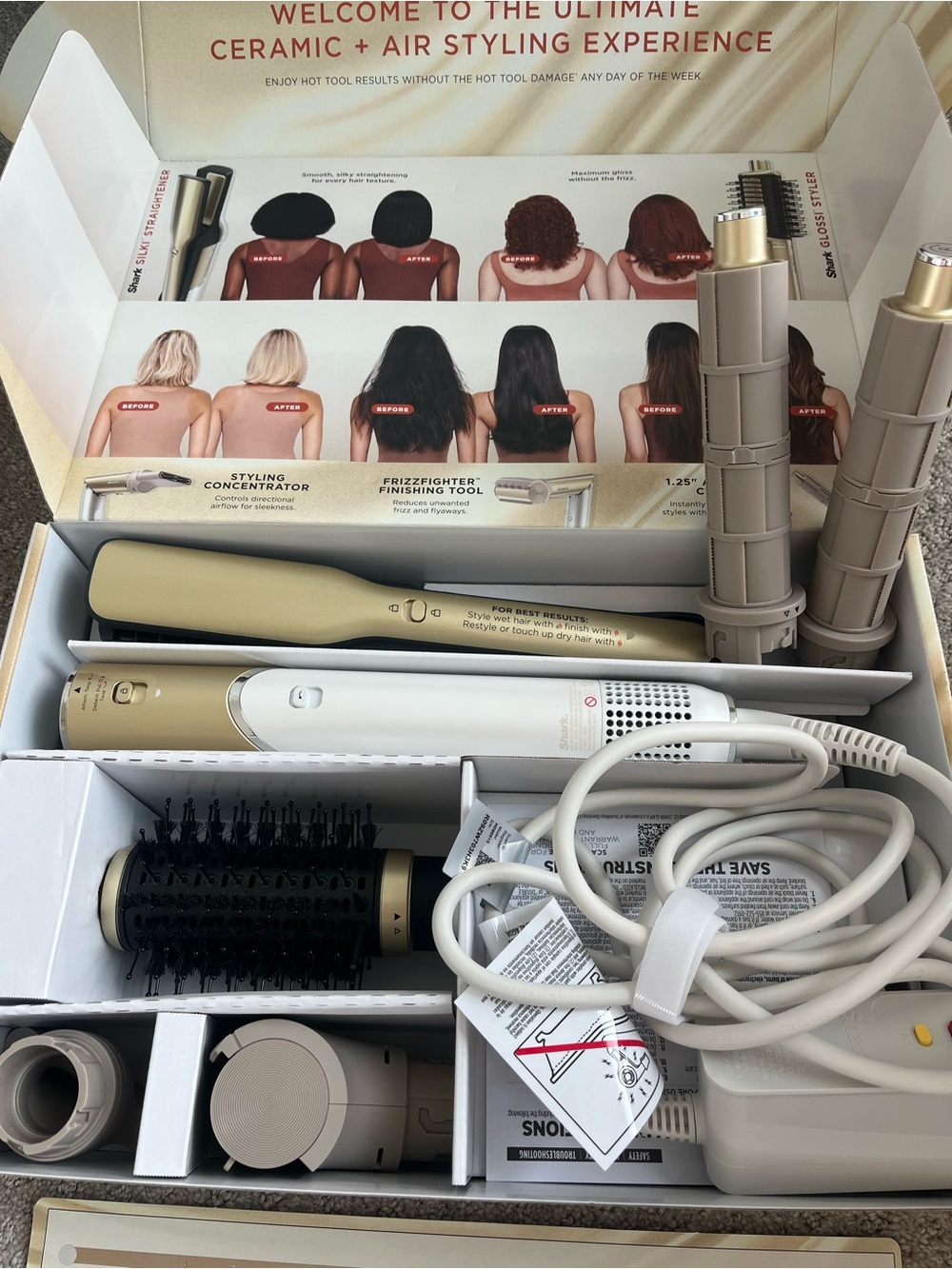 Shark Glam Hot Tool Air Styling & Drying System - Gold/Black - Picture 4 of 14